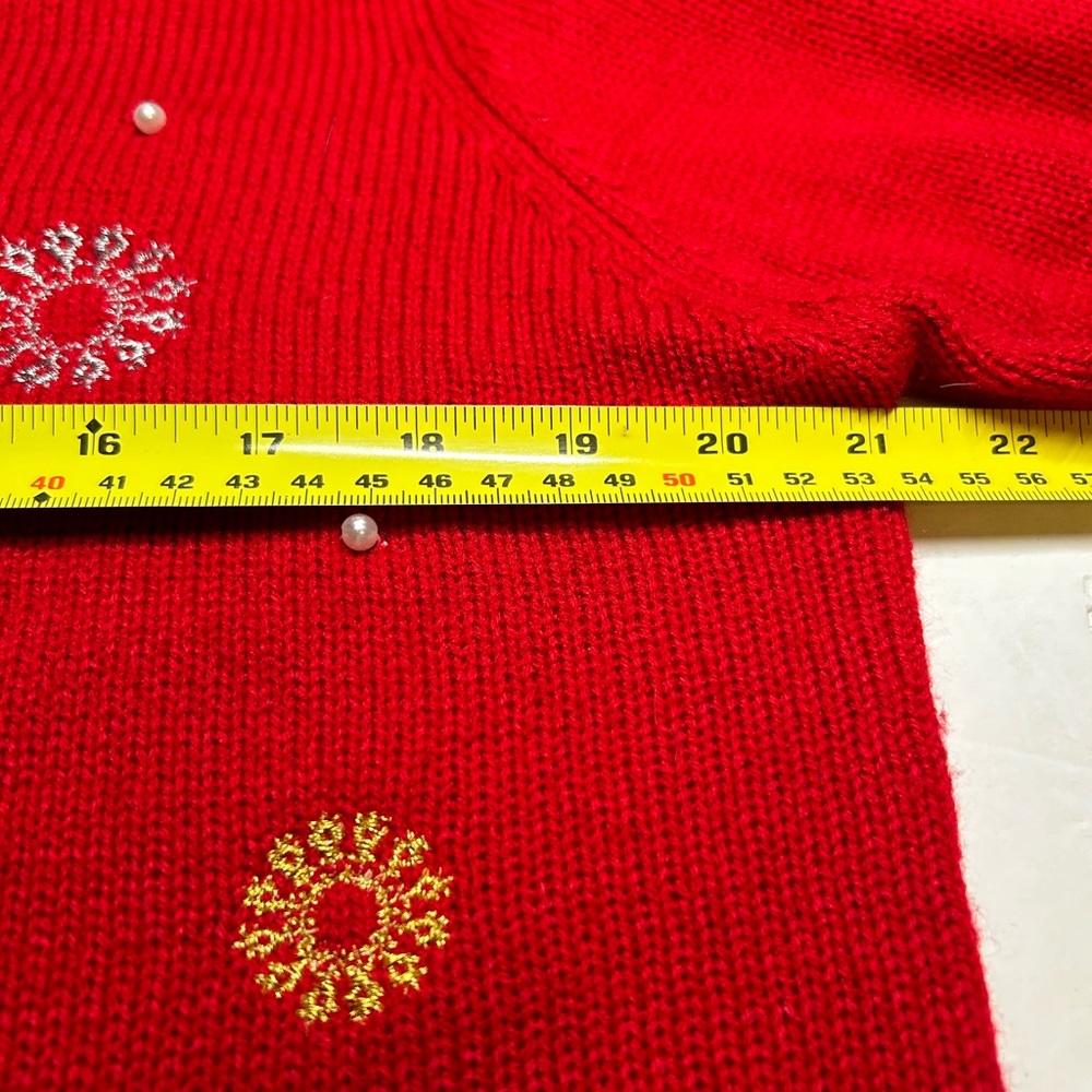 United States Sweaters Ho Ho Ho Santa Sweater Size Large 12-14 - Picture 6 of 6